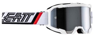 Маска LEATT Goggle Velocity 4.5 - Iriz Silver [White], Mirror Lens