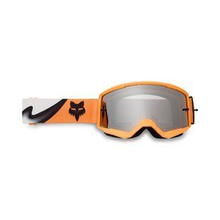 Маска FOX MAIN Goggle - NOBLE [White], Mirror Black Lens