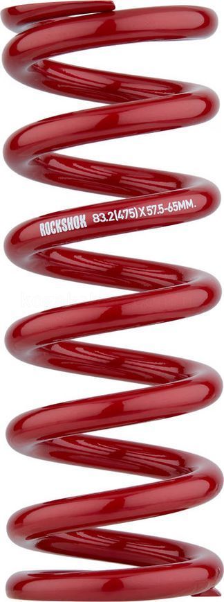 Пружина RockShox, Metric Coil, Length 174MM, Travel (67.5-75MM), 550 LB, Electric Red