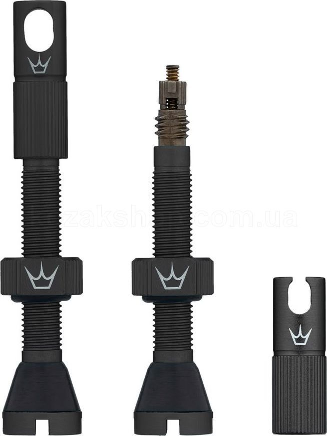 Ниппели Peaty's x Chris King Tubeless Valves, 42mm, Black