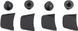 Бонки SRAM RED D1 chainring bolt kit 4x1 M8x6.5x3.4 aluminum including bolt covers black qty 4