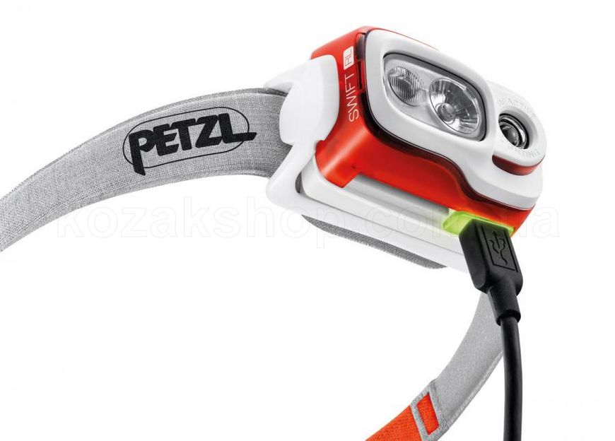 Налобний ліхтар Petzl Swift Rl 900lm orange