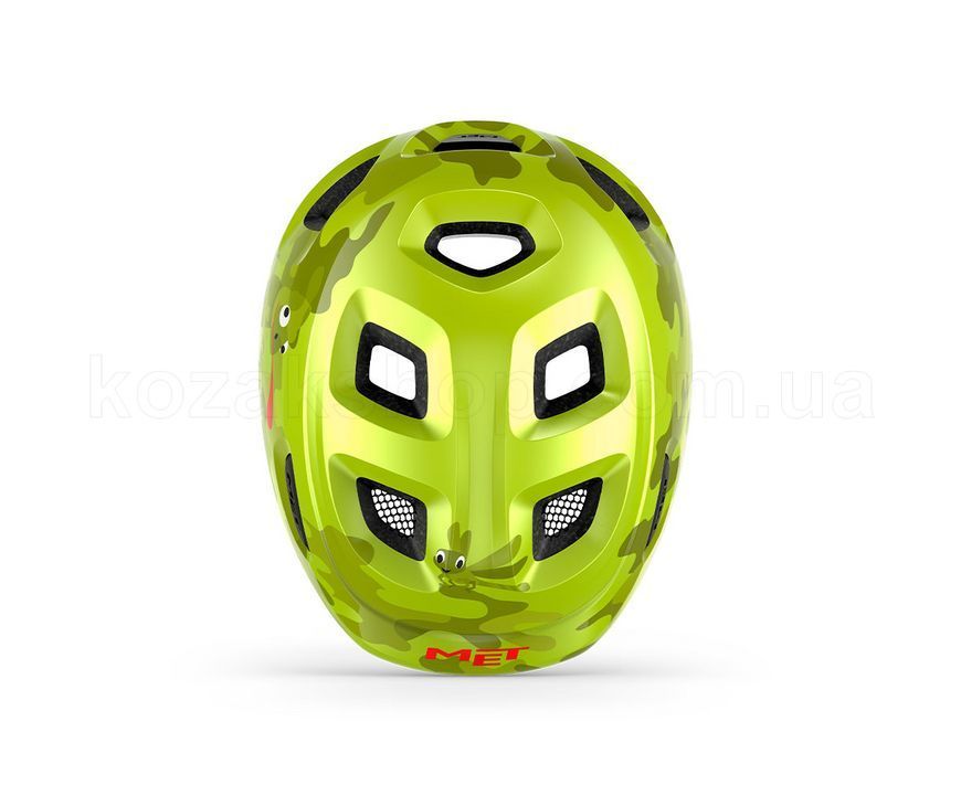 Шолом дитячий MET Hooray CE Lime Chamaleon | Glossy XS (46-52 см)