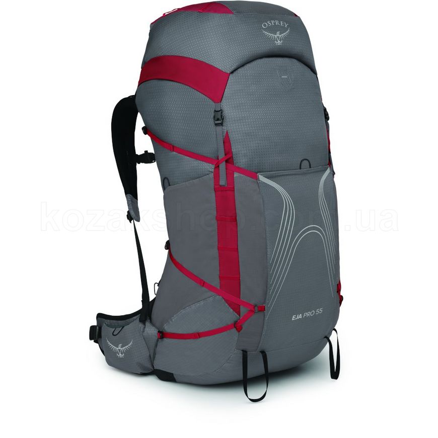 Рюкзак Osprey Eja Pro 55 [dale grey/poinsettia red] - WXS/S