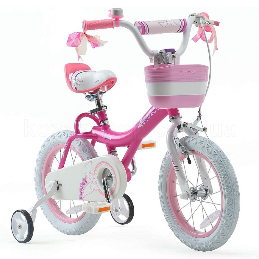 Детский велосипед RoyalBaby Jenny & Bunnyl 16", OFFICIAL UA, розовый