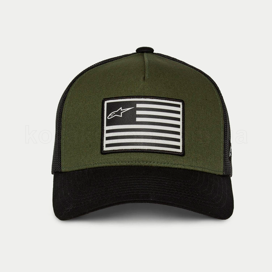 Кепка Alpinestars FLAG SNAPBACK HAT MILITARY/BLK, OS