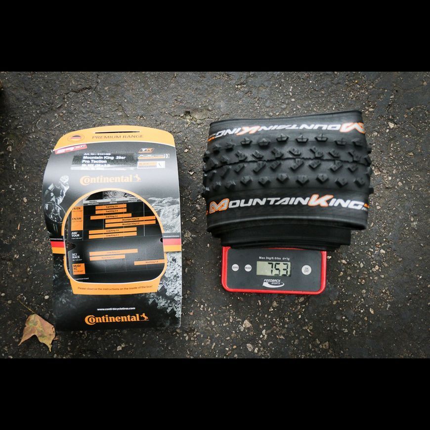 Покрышка Continental Mountain King 2.4, 27.5"x2.40, 60-584, Foldable, BlackChili, ProTection, Skin, черный