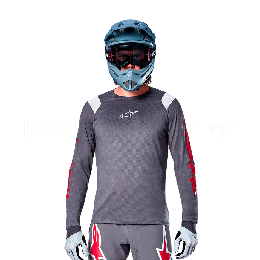 Вело джерсі Alpinestars A-SUPRA ASTAR LS JERSEY DARK GRAY, XXL