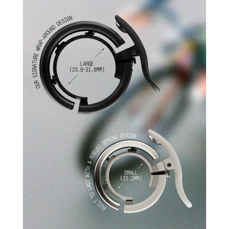 Дзвінок Knog Oi Prima [Primer Grey] - Small