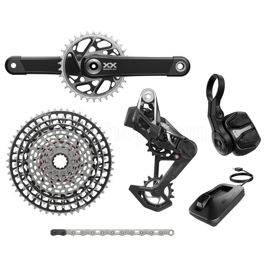 Групсет SRAM XX SL Eagle AXS T-Type Transmission Groupset - 170 мм