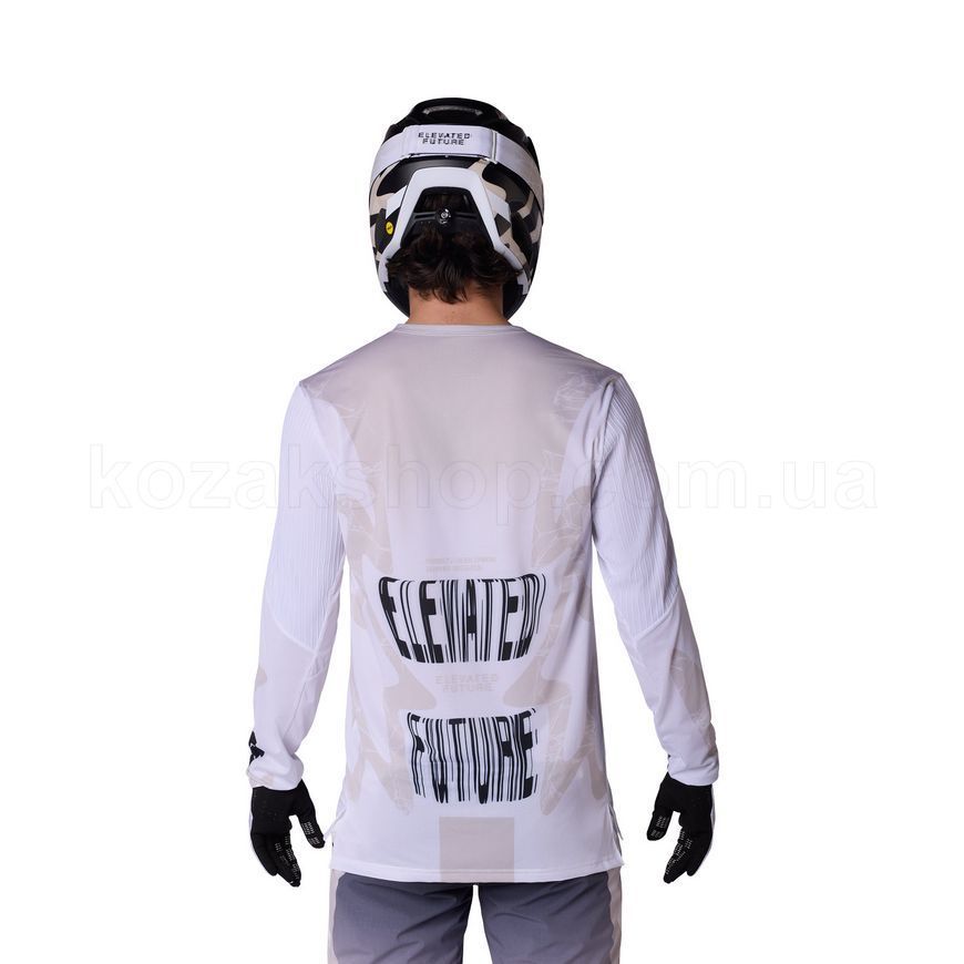 Вело джерсі FOX FLEXAIR LS Jersey DIFFUSE [White], M