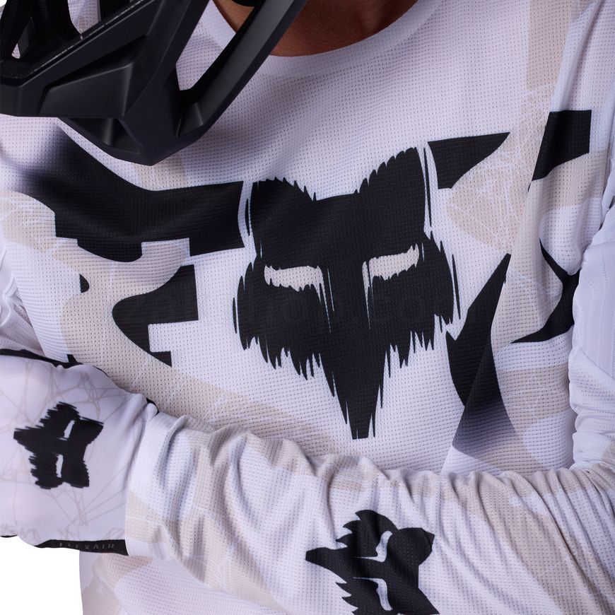 Вело джерсі FOX FLEXAIR LS Jersey DIFFUSE [White], M