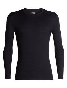 Термокофта Icebreaker 200 Oasis LS Crewe Black XL