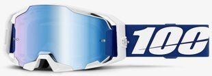 Маска 100% ARMATIC Goggle [Blue], Mirror Blue Lens