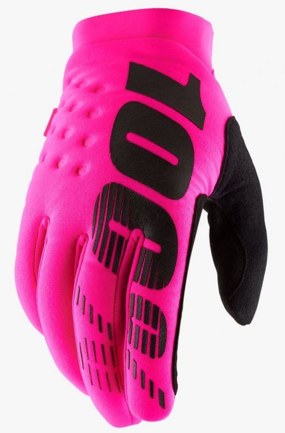 Зимние мото перчатки RIDE 100% BRISKER Women’s Cold Weather [Pink], S