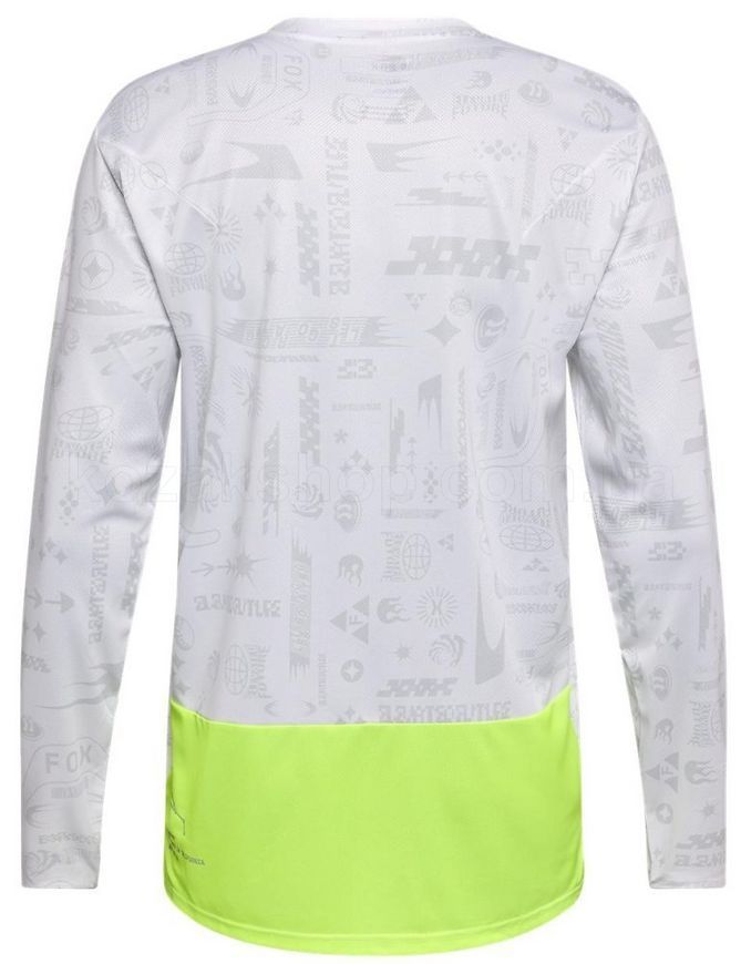 Вело джерси FOX RANGER LS Jersey - LUNAR [White], M