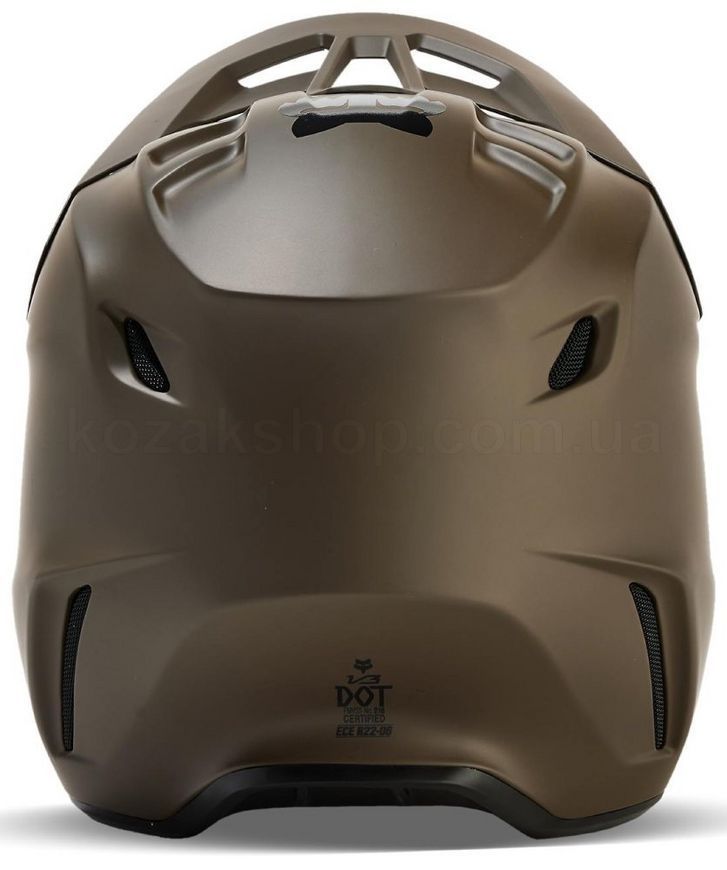 Мотошолом FOX V3 Helmet - SOLID [Dirt], L