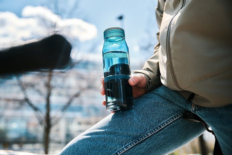 Фляга FIDLOCK TWIST bottle 700 life + bike base [dark blue]