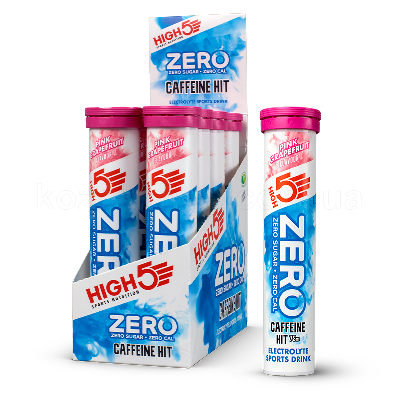 Шипучка ZERO Caffeine Hit - Грейпфрут (Упаковка 8шт)