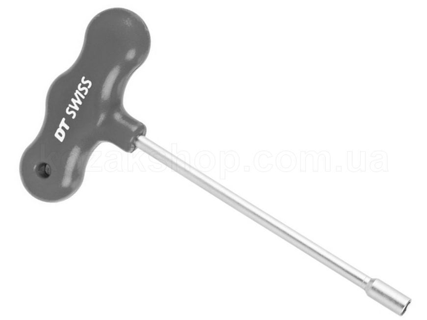 Ключ для внутренних ниппелей DT Swiss T-Handle nipple key HEX 2.0 for internally nipples Grey
