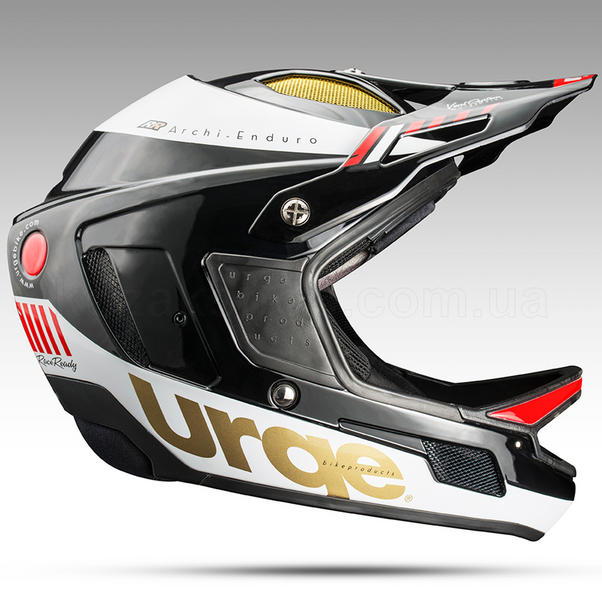 Шлем Urge Archi-Enduro черно-белый ХL (61-62см)