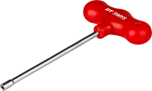 Ключ для внутренних ниппелей DT Swiss T-Handle nipple key SQUARE 3.25 for Hidden RED
