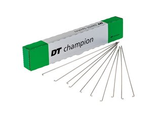 Вигнуті спиці DT Swiss Сhampion 2.0 x 135 мм - 100шт [Silver]