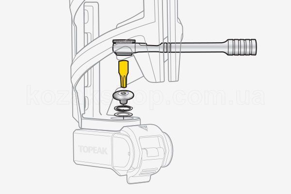 Набір інструментів із тріскачкою Topeak Ratchet Rocket Lite DX+
