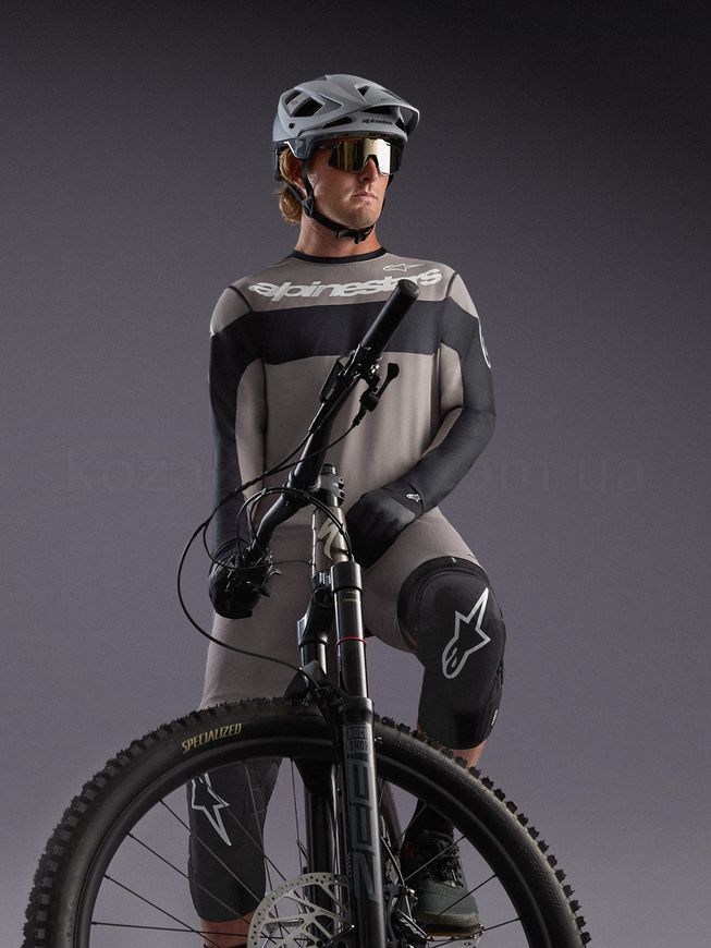 Вело джерси Alpinestars A-Dura Race LS Jersey [Gray] - M