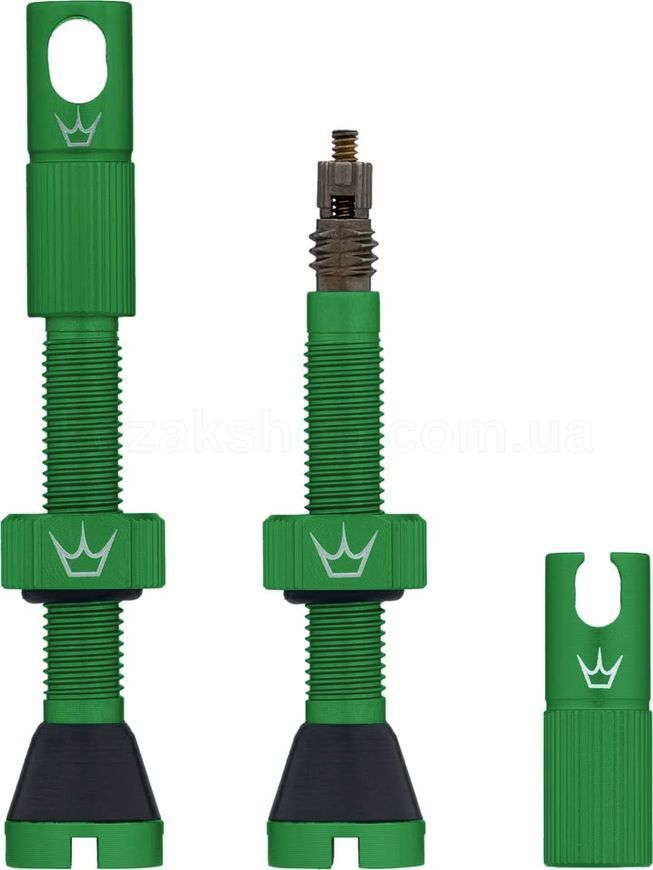 Ніпелі Peaty's x Chris King Tubeless Valves, 42mm, Emerald