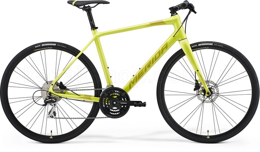 Велосипед MERIDA 2021 SPEEDER 100 L(56) LIGHT LIME(YELLOW), LIGHT LIME(YELLOW), 2021, 700с, S