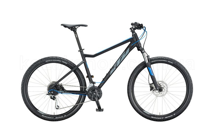 Велосипед KTM ULTRA FUN 27", рама S, чорно-сірий, 2020