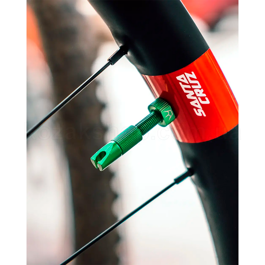 Ніпелі Peaty's x Chris King Tubeless Valves, 42mm, Emerald