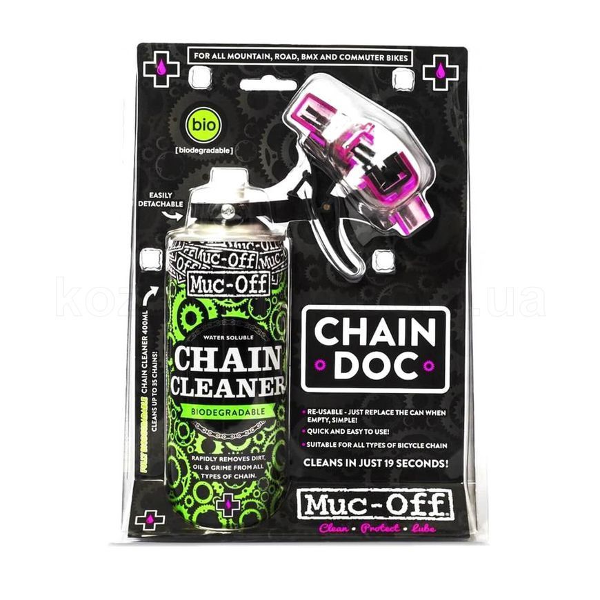 Машинка для чистки цепи с жидкостью Muc-Off Bio Chain Doc