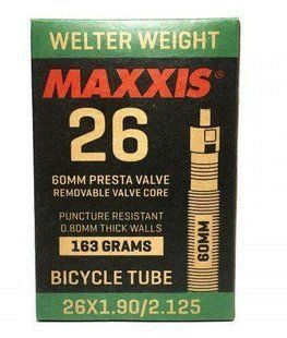 Камера Maxxis WELTER WEIGHT 26X1.90/2.125 Presta 60мм