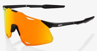 Окуляри Ride 100% HYPERCRAFT - Matte Black - HiPER Red Multilayer Mirror Lens, Mirror Lens