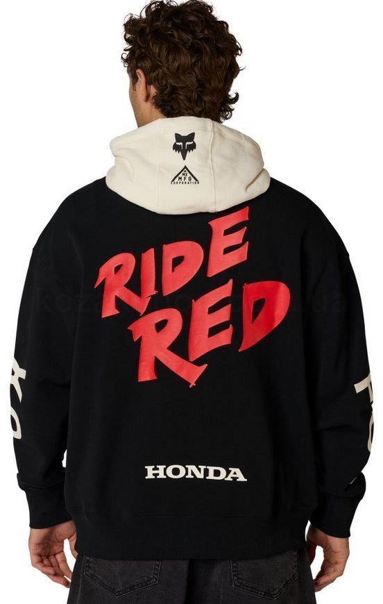 Толстовка FOX Hoodie - HONDA&reg; [Black], M