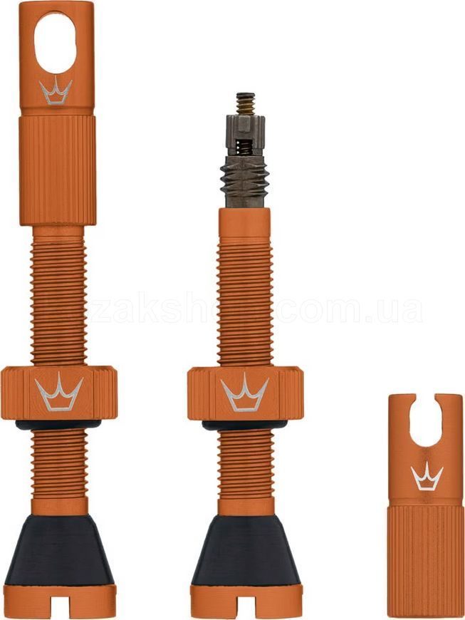 Ніпелі Peaty's x Chris King Tubeless Valves, 42mm, Mango