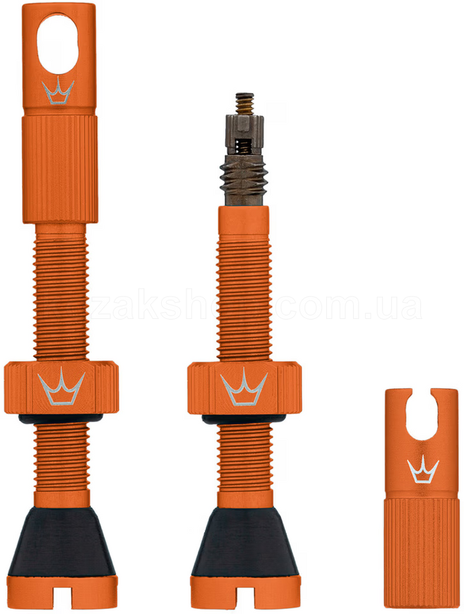 Ніпелі Peaty's x Chris King Tubeless Valves, 42mm, Mango
