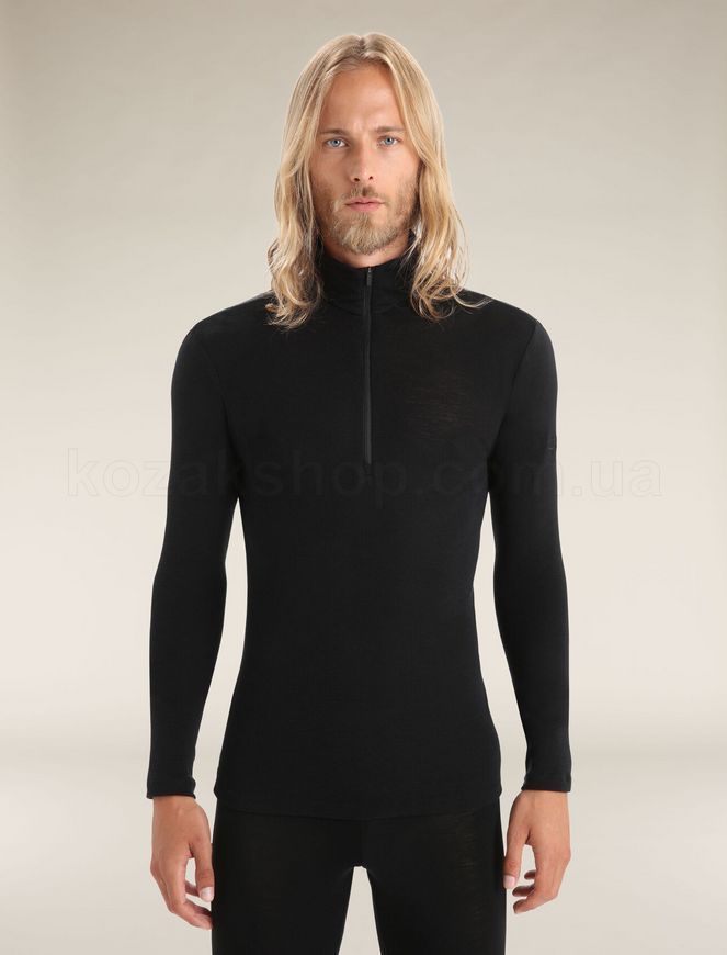 Термокофта Icebreaker 175 Everyday LS Half Zip MEN BLACK S