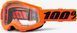 Маска Ride 100% STRATA 2 Goggle Neon Orange - Clear Lens, Clear Lens