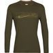 Термокофта Icebreaker 200 Oasis LS Crewe Ski Stripes MEN [LODEN] - S