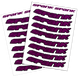 Набір наклейок на обода SPANK Rim Decal Kit, Purple