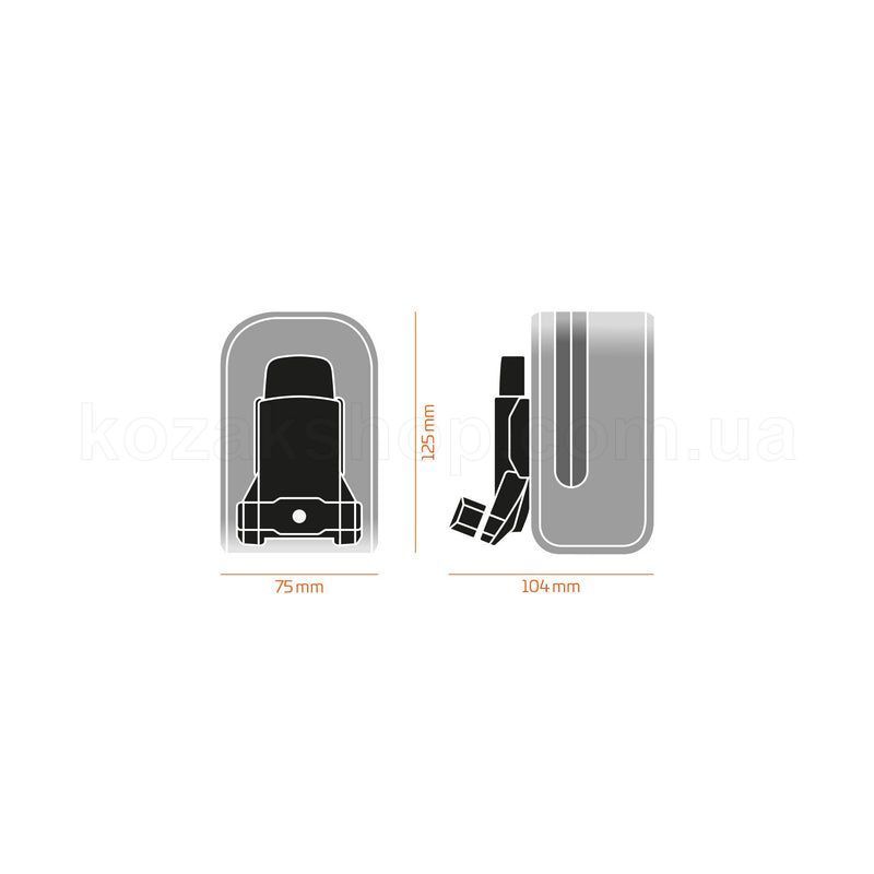 Подседельная сумка FIDLOCK PUSH saddle bag 400 [black]
