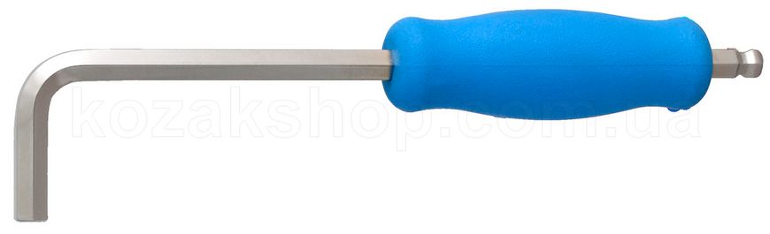 Г-образный шестигранный ключ с шаровым концом и рукояткой 10 Unior Tools Ball-end hex wrench with handle