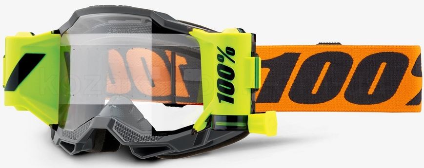 Маска Ride 100% ACCURI 2 FORECAST Goggle Orange - Clear Lens, Roll-Off