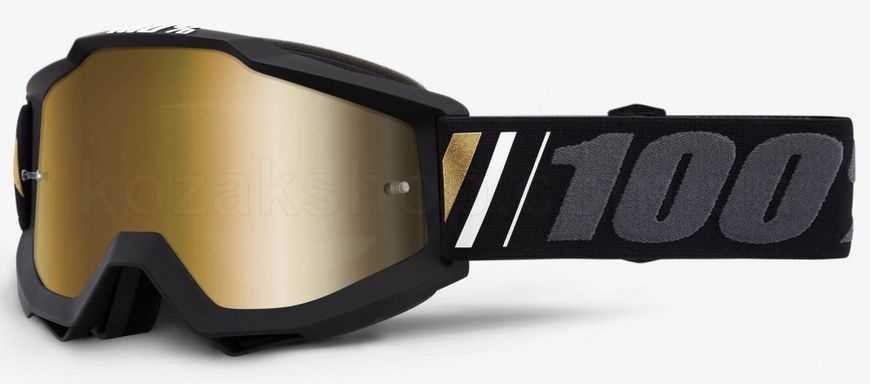 Маска 100% ACCURI Goggle Off - Mirror True Gold Lens