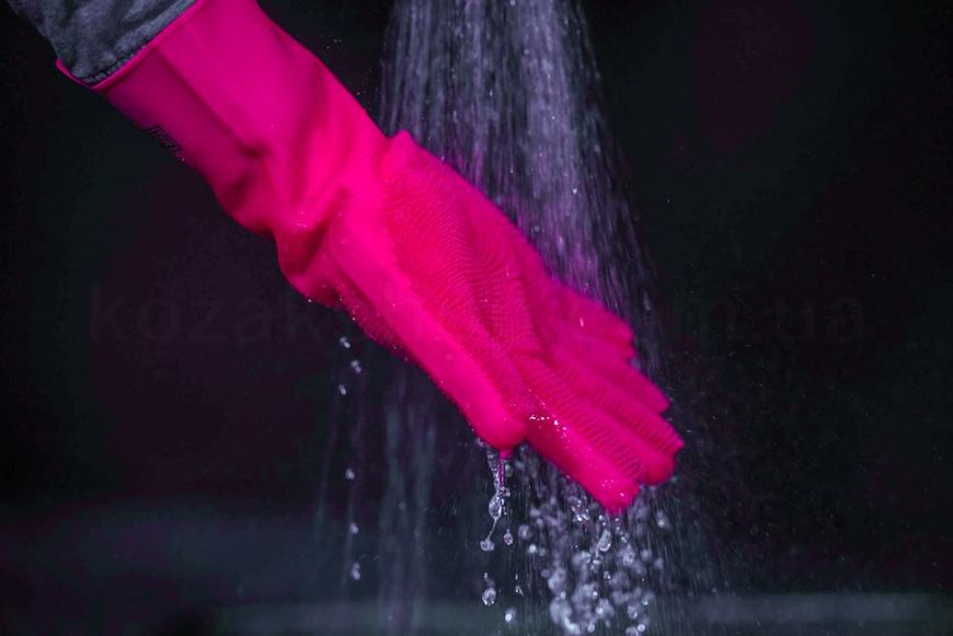 Рукавички для мийки MUC-OFF рожевий M