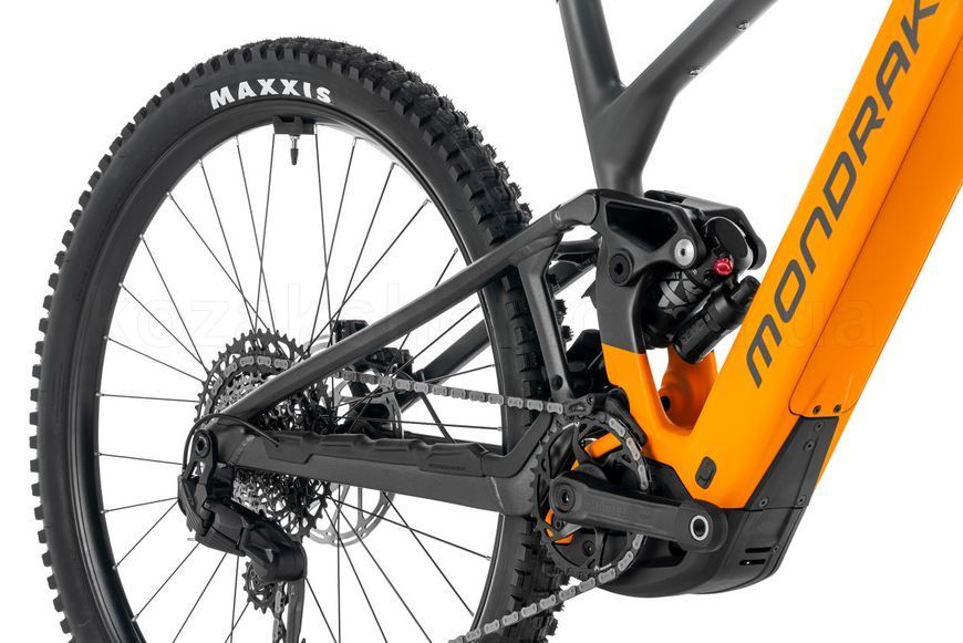 Електровелосипед MONDRAKER Crafty Carbon S 29'' 160mm, 800Wh Bosch CX, [Vortex Grey], M/L