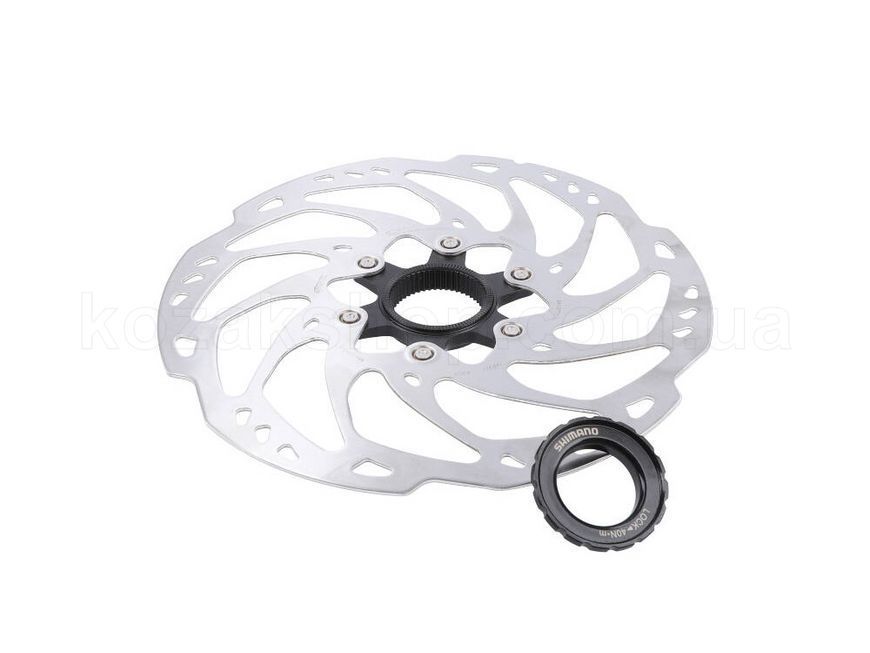 Гальмівний ротор Shimano SM-RT70-L Ice-Tech, 203мм, Center Lock external